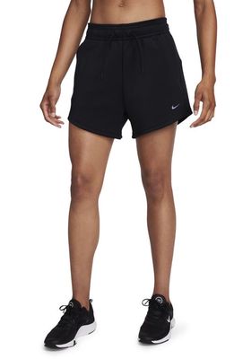 Nike Prima Dri-FIT High Waist Shorts in Black/Black