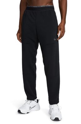 Nike Pro Fleece Fitness Pants in Black/Iron Grey