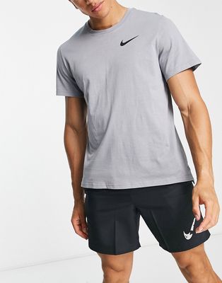 Nike Pro Training Dri-FIT Burnout short sleeve 3.0 t-shirt in gray