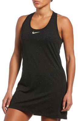 Nike Racerback Knit Cover-Up Dress in Black
