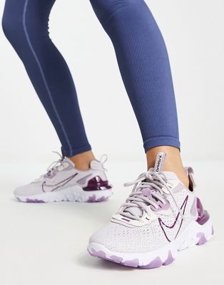 Nike React Vision sneakers in venice-Purple
