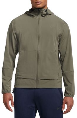 Nike Repel Unlimited Dri-FIT Hooded Jacket in Medium Olive/Black