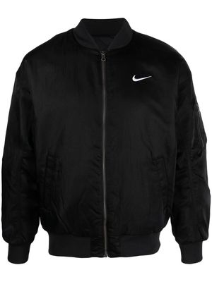 Nike reversible padded bomber jacket - Black
