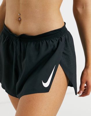 Nike Running Air shorts in black