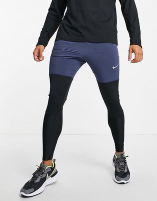 Nike Running Dri-FIT Phenom Elite pants in steel blue SUIT 2