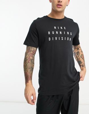 Nike Running Dri-FIT Run Divison t-shirt in black