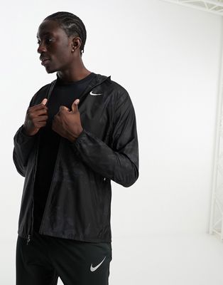 Nike Running hoodie in black