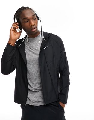 Nike Running Miler jacket in black