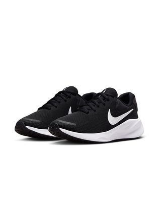 Nike Running Revolution run sneakers in black
