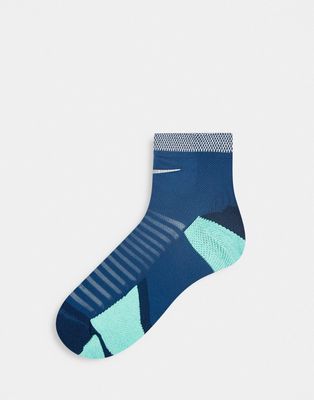 Nike Running Spark Cushioned socks in blue-Multi