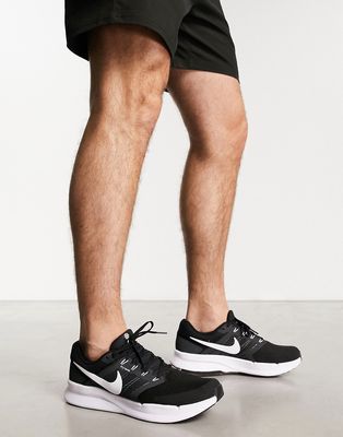Nike Running Swift 3 sneakers in black and white