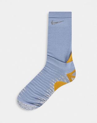 Nike Running Trail socks in steel blue