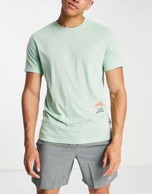 Nike Running Trial Tour Du Mont Blanc graphic T-shirt in mint green