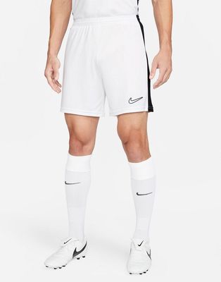 Nike Soccer Academy Dri-Fit shorts in white and black