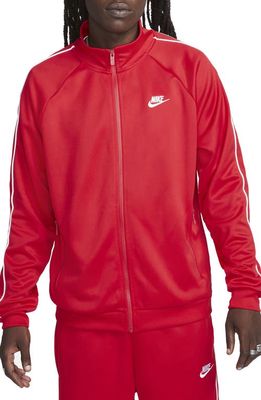 Nike Sporstwear Club Jacket in University Red/White