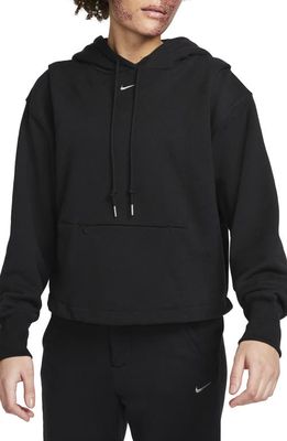 Nike Sporstwear Modern French Terry Fleece Hoodie in Black/Flat Pewter