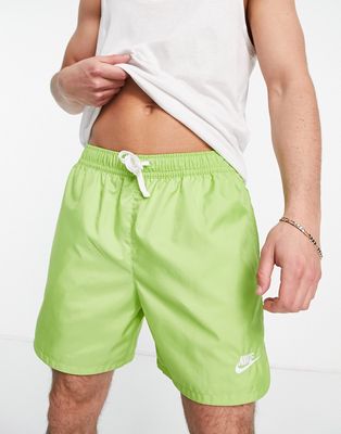 Nike Sport Essentials lined woven shorts in green