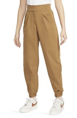 Nike Sportswear Dri-FIT Tech Pack High Waist Joggers in Ale Brown/Cacao Wow