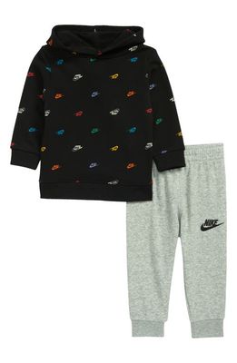 Nike Sportswear Hoodie & Joggers Set in Dark Grey