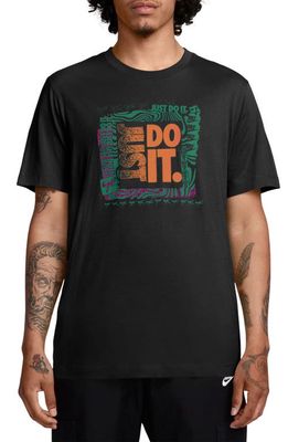 Nike Sportswear JDI Graphic T-Shirt in Black