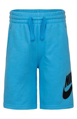 Nike Sportswear Kids' Club Fleece Shorts in Baltic Blue