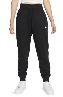 Nike Sportswear Phoenix Fleece Sweatpants in Black/Sail