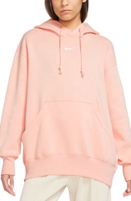 Nike Sportswear Phoenix Oversize Fleece Hoodie in Arctic Orange/Sail