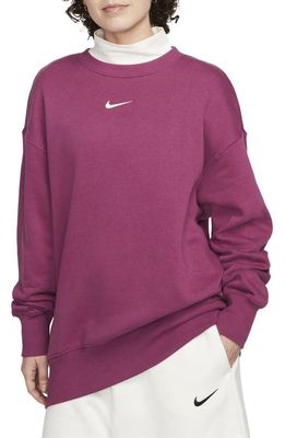 Nike Sportswear Phoenix Sweatshirt in Rosewood/Sail