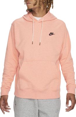 Nike Sportswear Pullover Hoodie in Apricot Agate/Dark Smoke Grey
