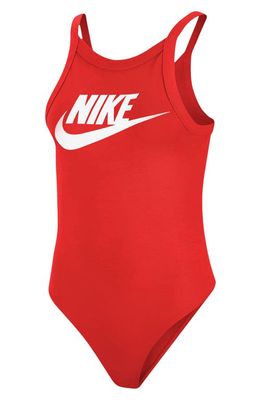 Nike Sportswear Tank Bodysuit in Chile Red/White