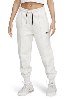 Nike Sportswear Tech Fleece Joggers in Light Grey/Heather/Black