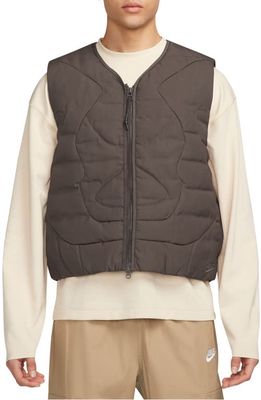 Nike Sportswear Tech Pack Therma-FIT ADV Water Repellent Insulated Vest in Baroque Brown/Baroque Brown