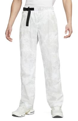 Nike Sportswear Tech Pack Woven Nylon Pants in Light Silver/Black/White