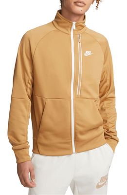 Nike Sportswear Tribute N98 Track Jacket in Elemental Gold/White