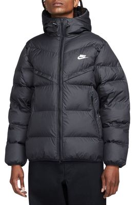 Nike Storm-FIT Windrunner Insulated Hooded Jacket in Black/Black/Sail