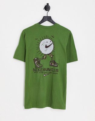 Nike Sun T-shirt in treeline-Green