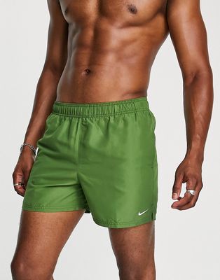 Nike Swimming 5 inch Volley shorts in green
