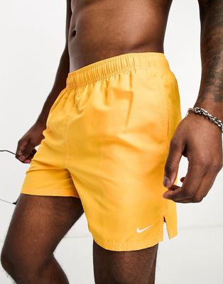 Nike Swimming Volley 5 inch swim shorts in bright orange