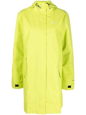Nike Swoosh-detail rain-jacket - Green