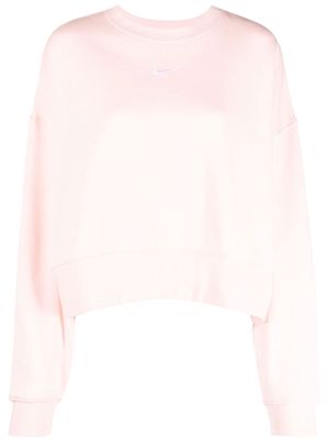 Nike swoosh-logo print sweatshirt - Pink