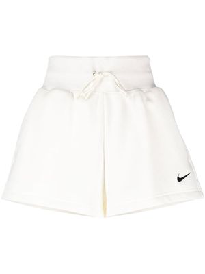 Nike Swoosh-logo track shorts - White