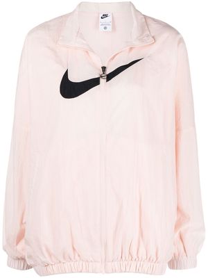 Nike Swoosh logo zip-up jacket - Pink