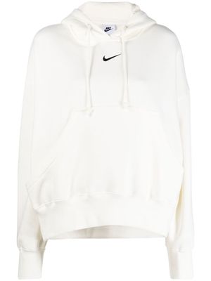 Nike Swoosh oversized hoodie - White