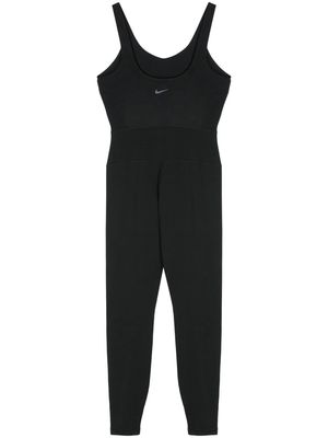 Nike Swoosh-print jumpsuit - Black
