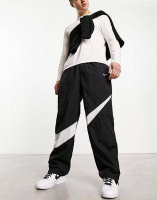 Nike Swoosh sweatpants in black
