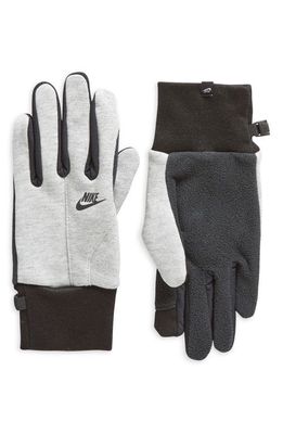 Nike Tech Fleece 2.0 Touchscreen Gloves in Grey