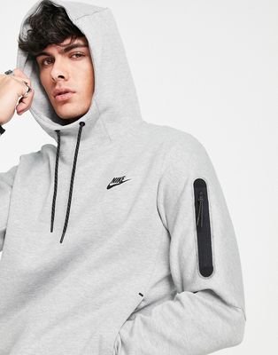 Nike Tech Fleece hoodie in light gray