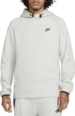 Nike Tech Fleece Pullover Hoodie in Dark Grey Heather/Black