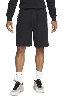 Nike Tech Fleece Sweat Shorts in Black/Black