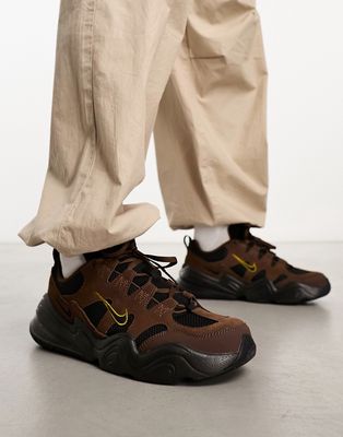 Nike Tech Hera sneakers in brown and black